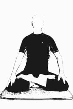 meditation posture full lotos